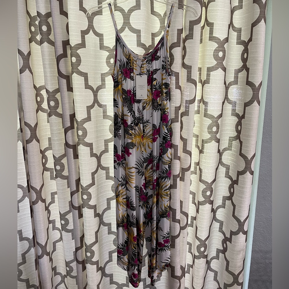 NWT floral jumpsuit